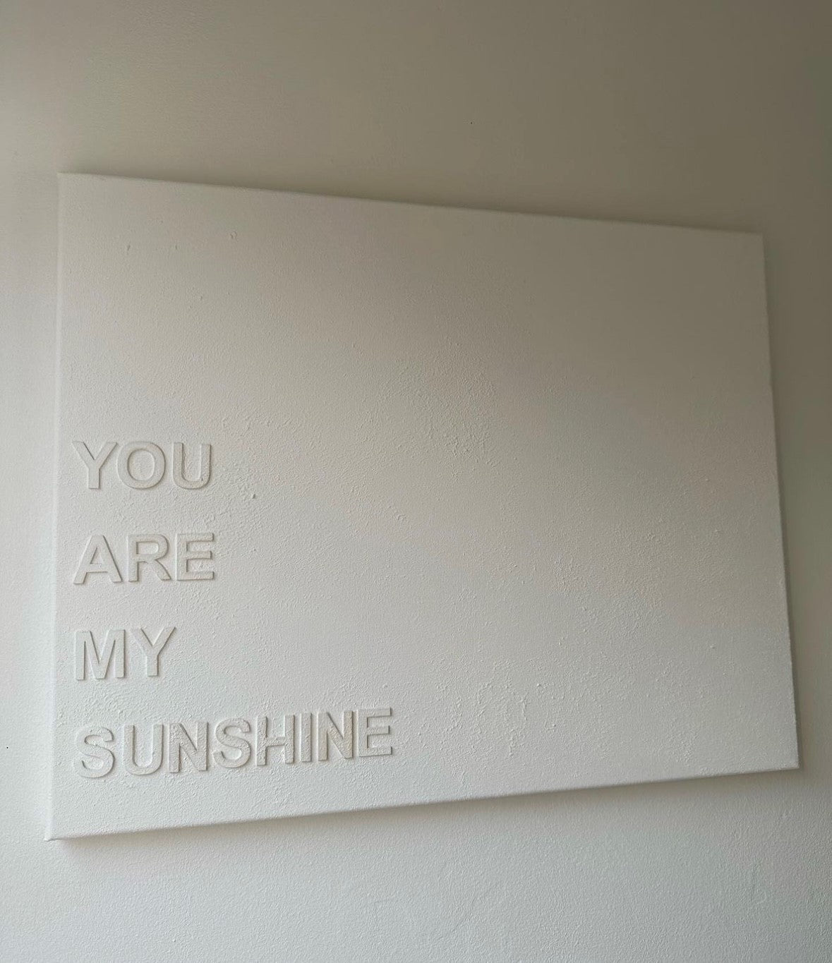 Custom / Personalised / Quote - Textured Wall Art - 3D Textured Canvas - Small/Medium/Large/Extra Large Sizes