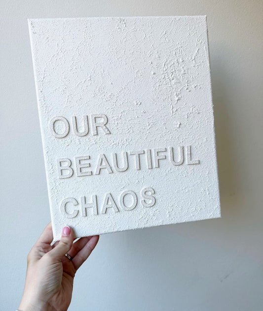 Our Beautiful Chaos - Textured Wall Art - 3D Textured Canvas - Small/Medium/Large/Extra Large Sizes