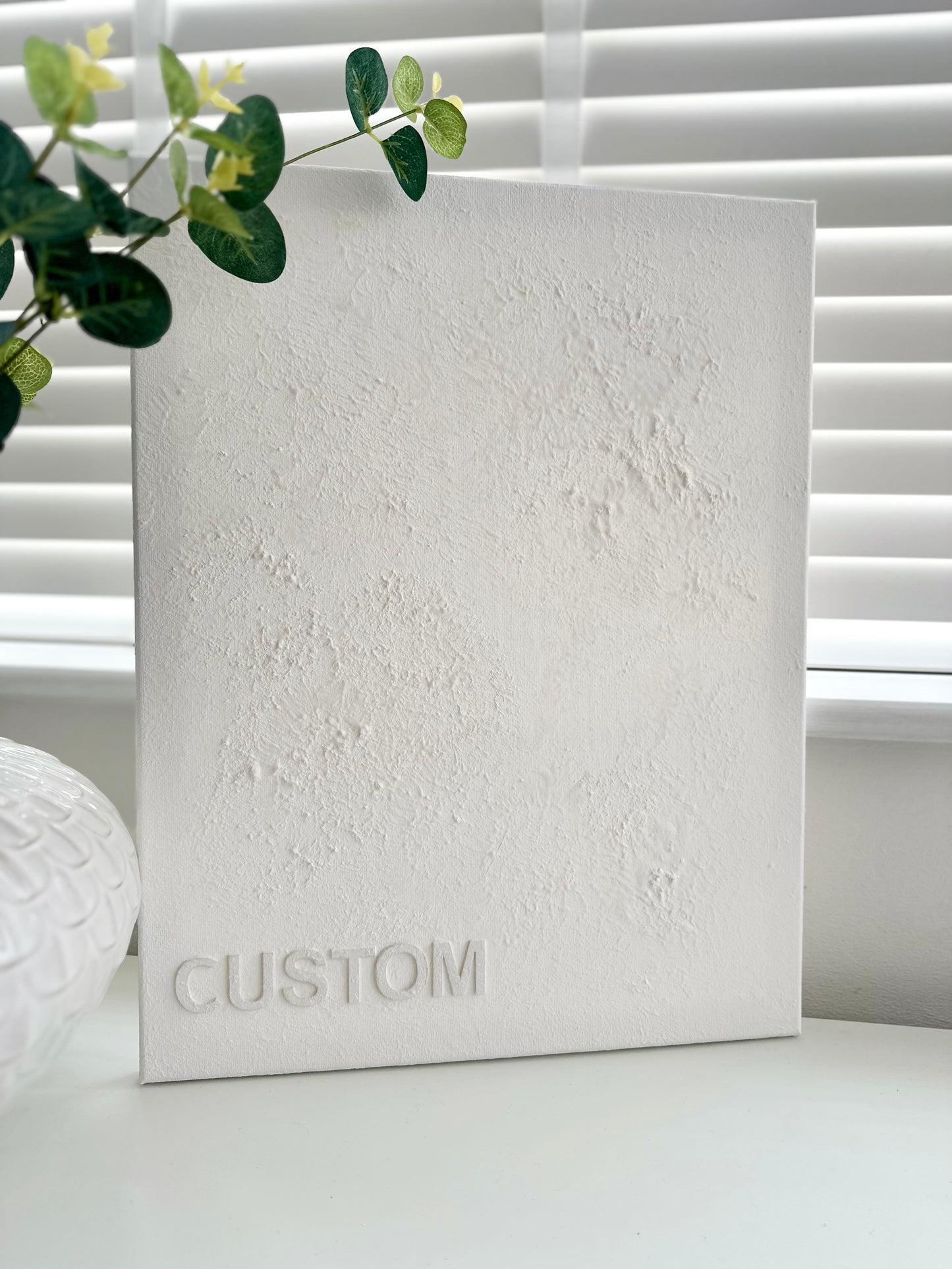 Custom / Personalised / Quote - Textured Wall Art - 3D Textured Canvas - Small/Medium/Large/Extra Large Sizes