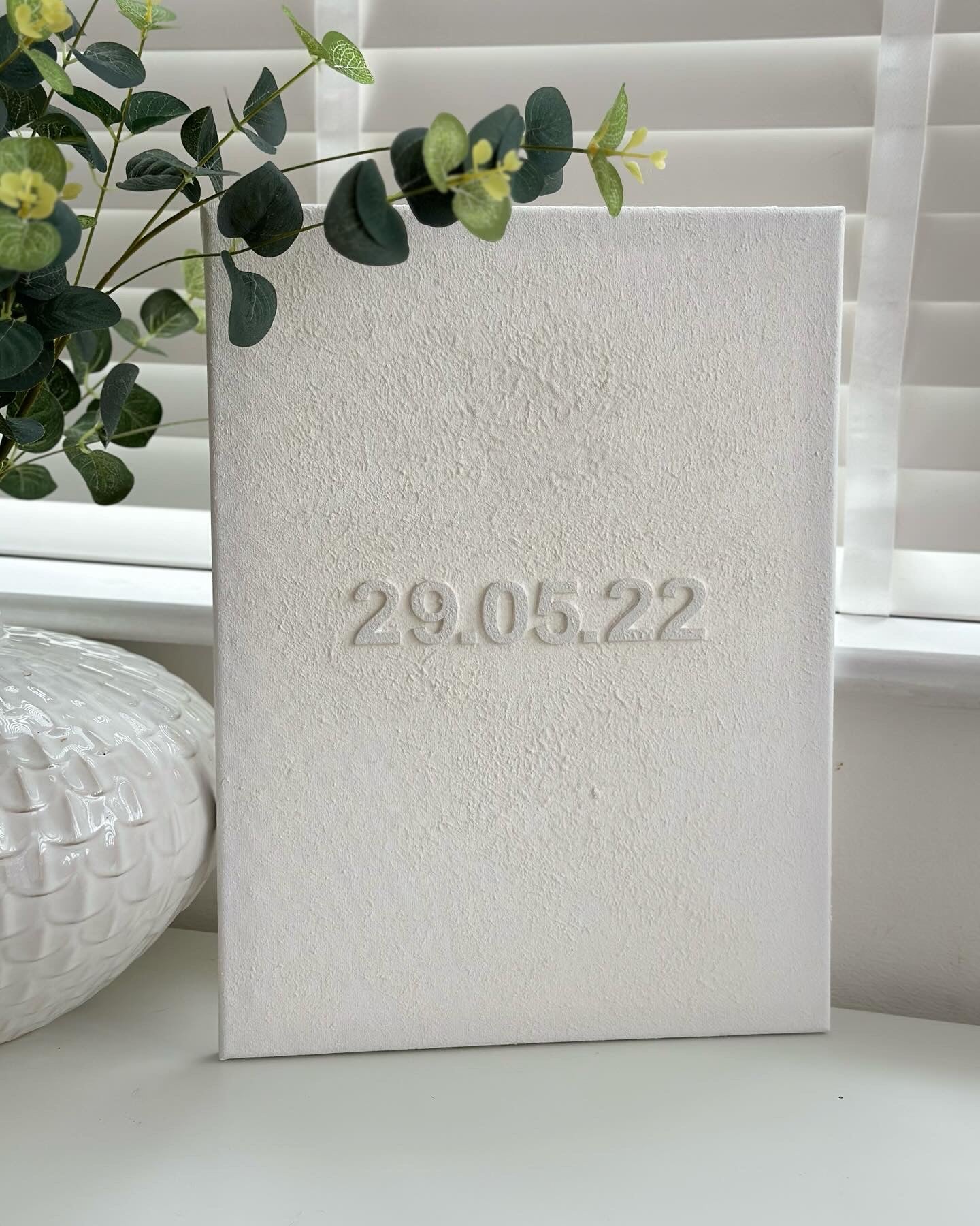 Memorable Date - 3D Textured Canvas - 30 x 40cm