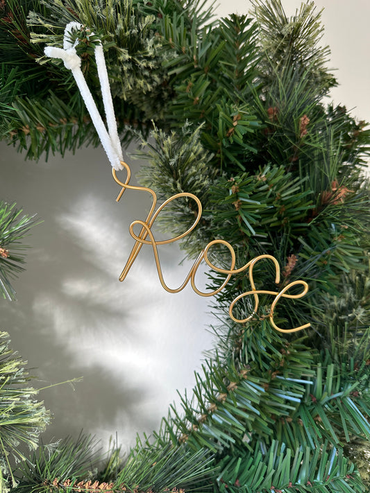 'your name' Christmas Decs.