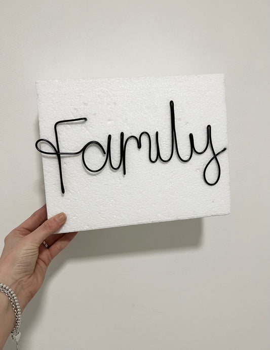 'Family' wire sign